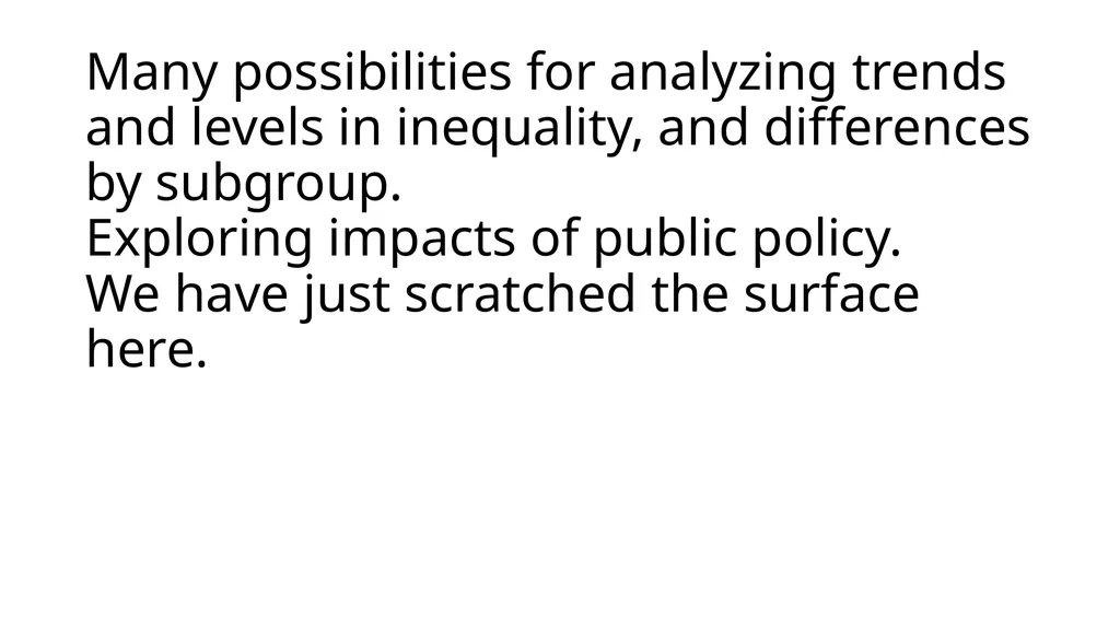 Using NTA at individual level to measure levels - slide 44 of 44