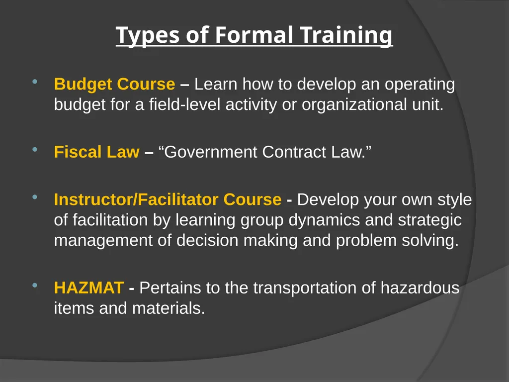 Individual Development Plan (IDP) AGENDA IDP plan - slide 18 of 29