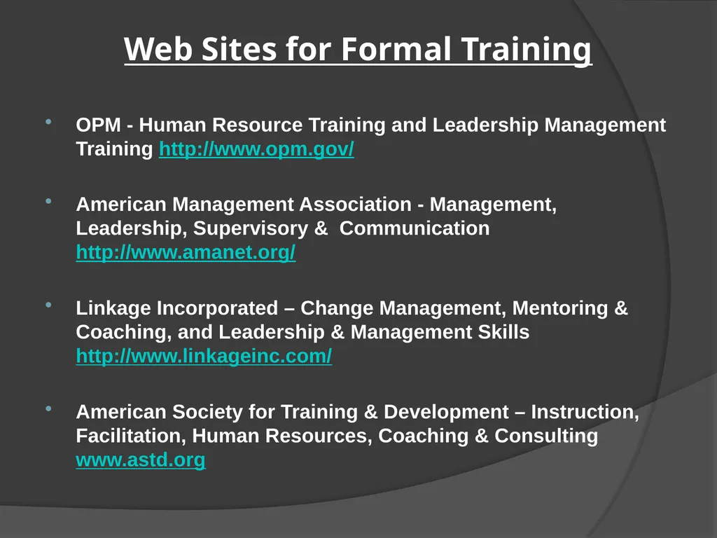 Individual Development Plan (IDP) AGENDA IDP plan - slide 21 of 29