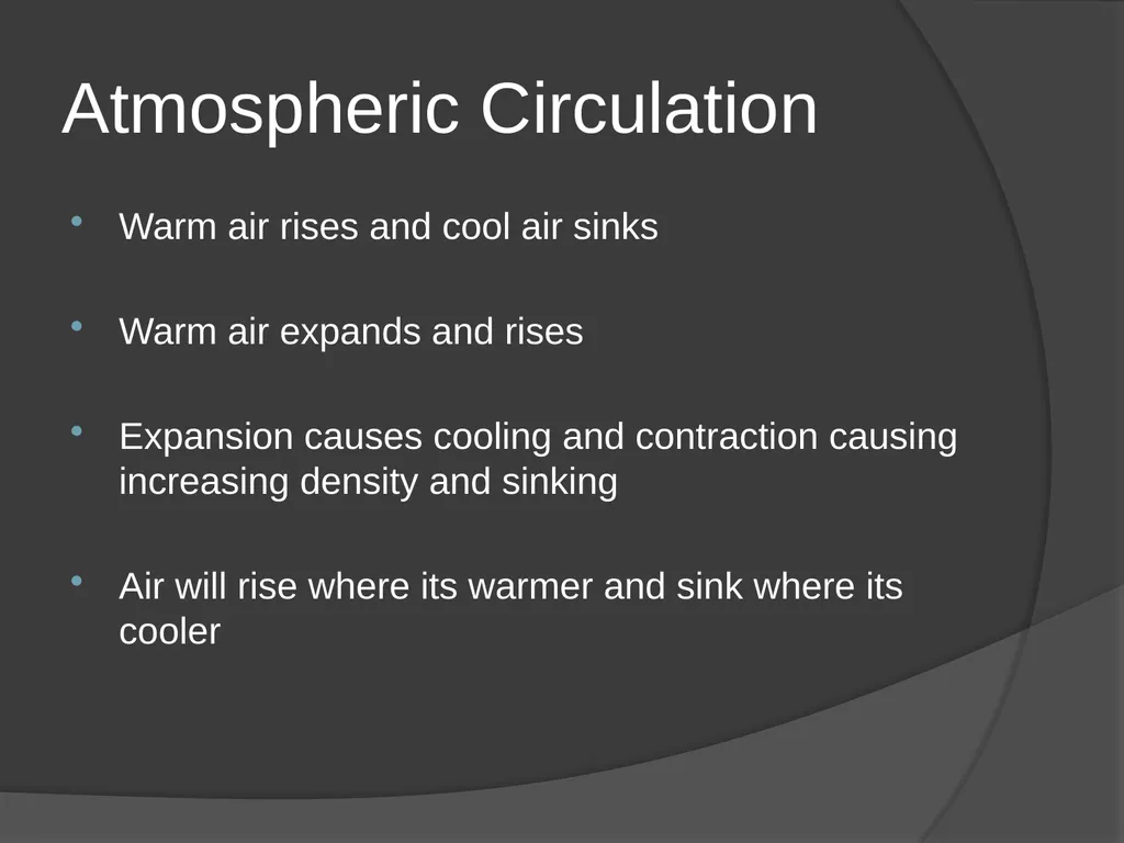 General Circulation and Chaos in Atmospheric - slide 7 of 44