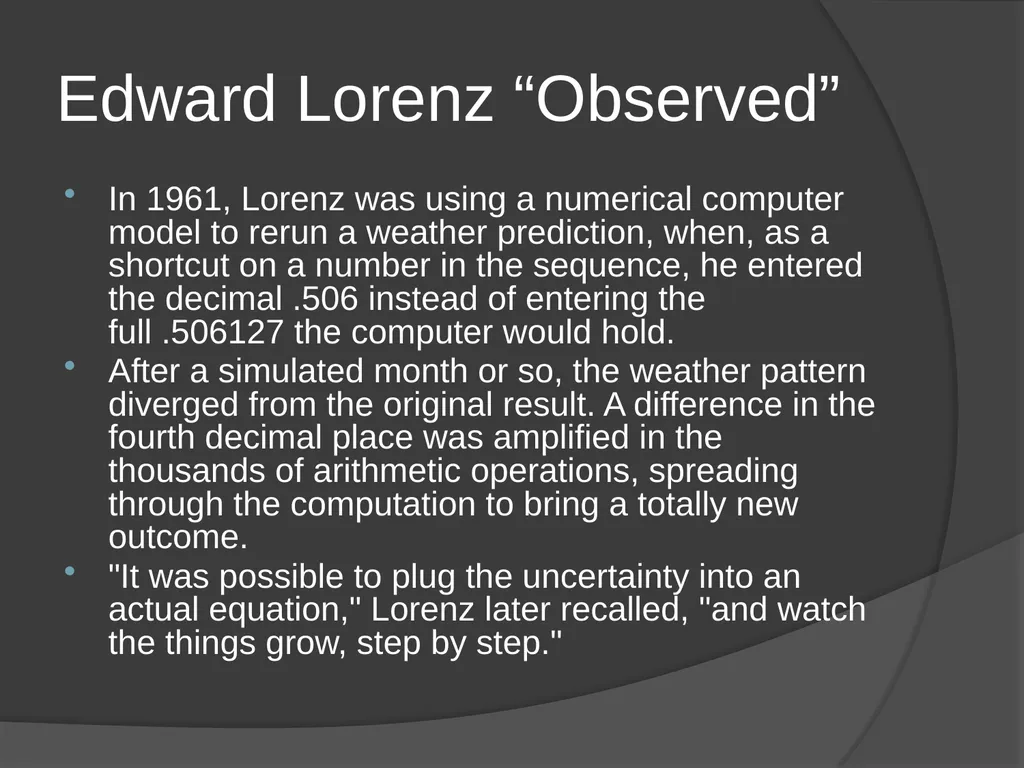 General Circulation and Chaos in Atmospheric - slide 18 of 44