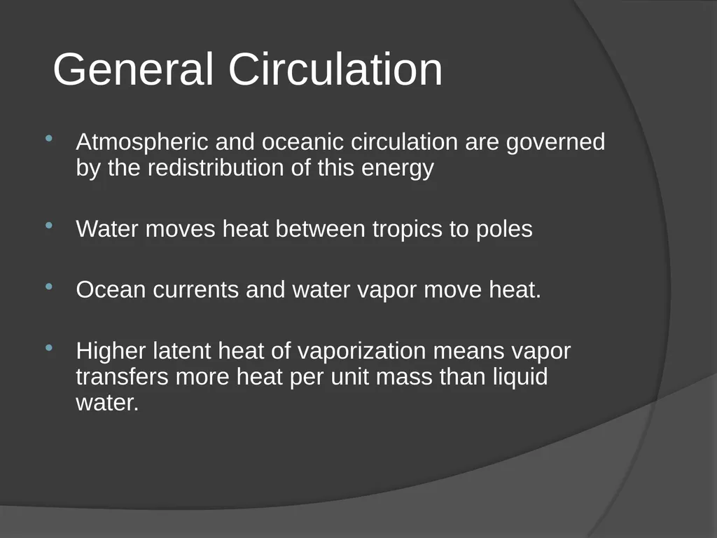General Circulation and Chaos in Atmospheric - slide 6 of 44