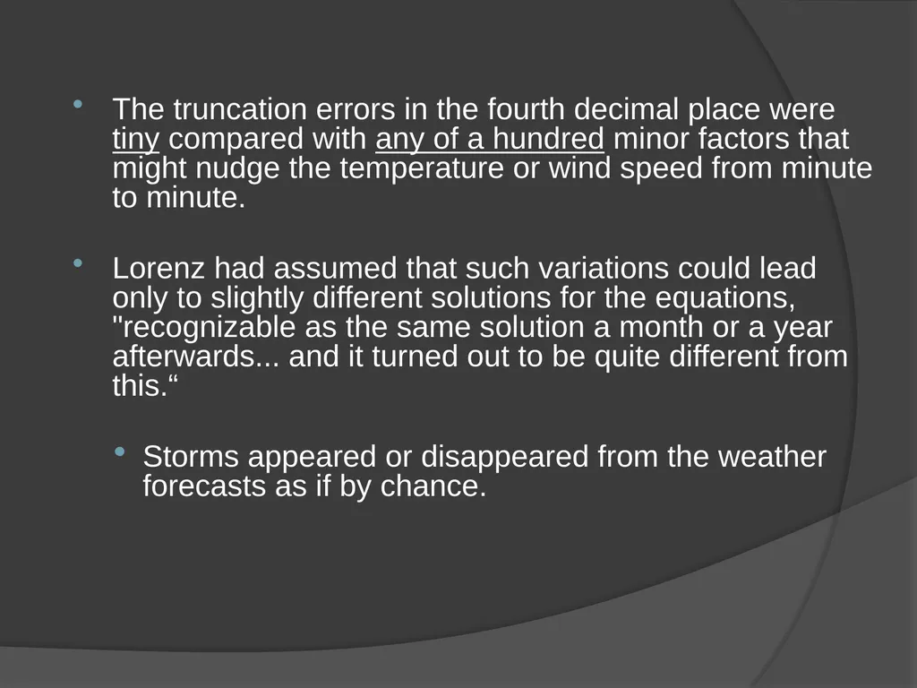 General Circulation and Chaos in Atmospheric - slide 20 of 44