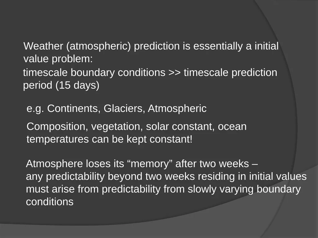 General Circulation and Chaos in Atmospheric - slide 42 of 44