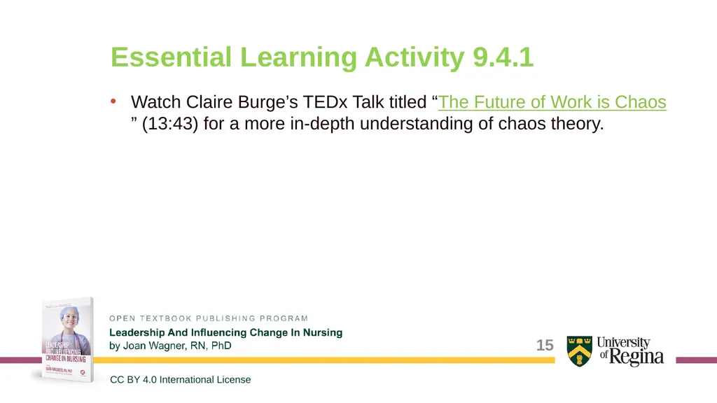 Common Change Theories and Application to - slide 15 of 28