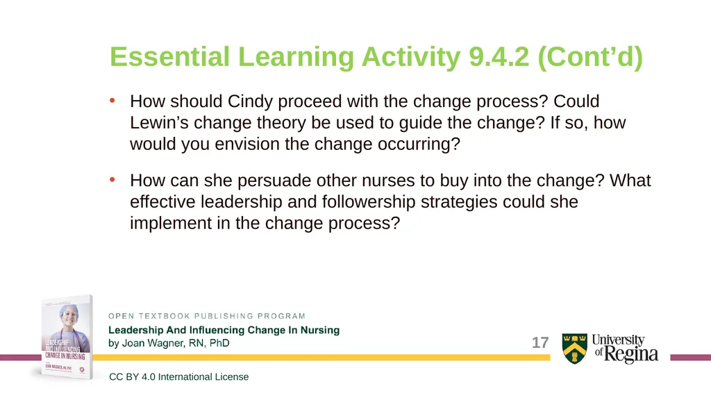 Common Change Theories and Application to - slide 17 of 28