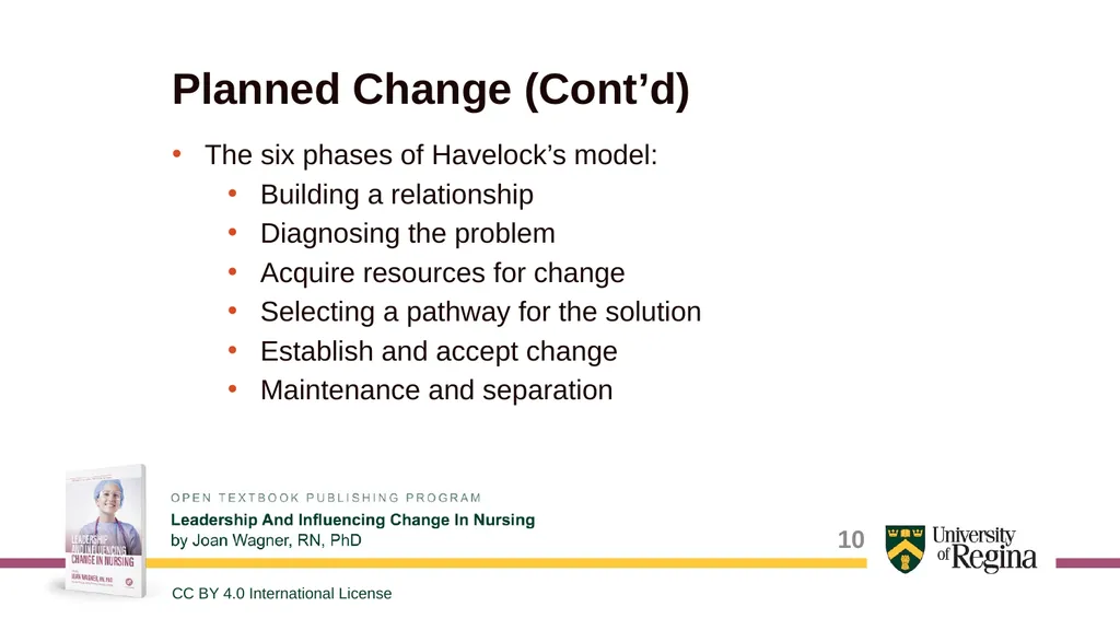 Common Change Theories and Application to - slide 10 of 28