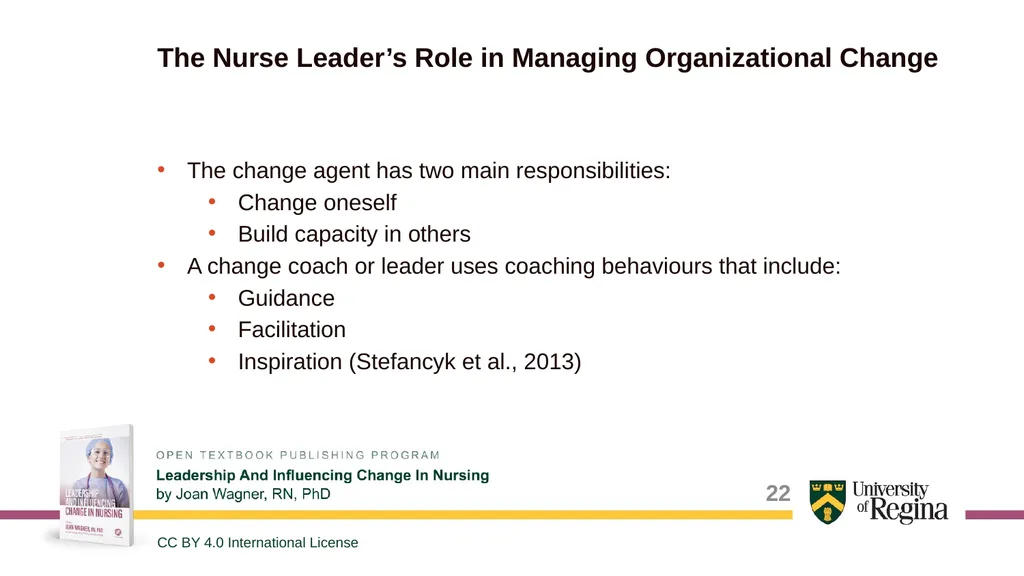Common Change Theories and Application to - slide 22 of 28