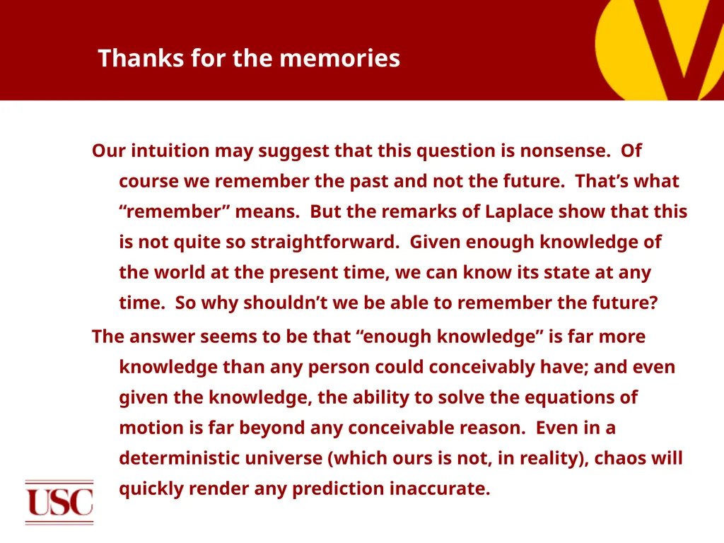 On the relation between the psychological and - slide 13 of 28