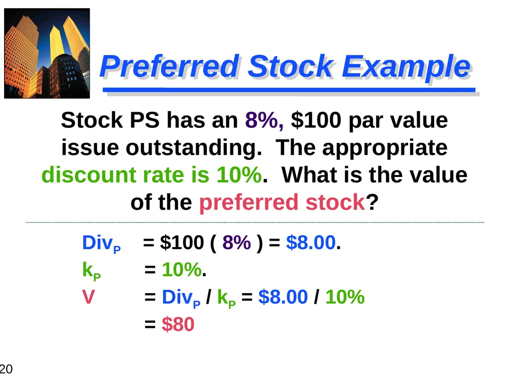 Chapter 4 The Valuation of Long-Term Securities - slide 20 of 59