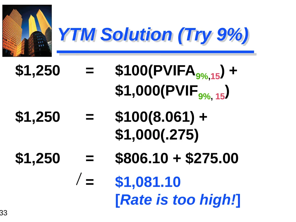 Chapter 4 The Valuation of Long-Term Securities - slide 33 of 59