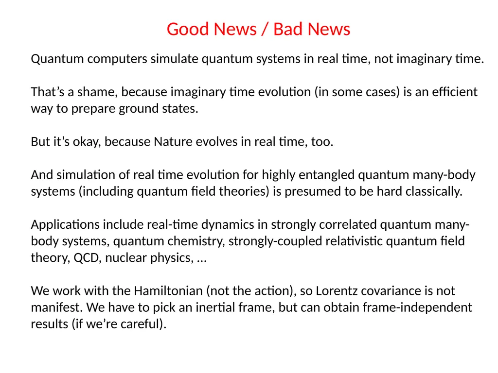 John Preskill Quantum computing for nuclear and - slide 31 of 36