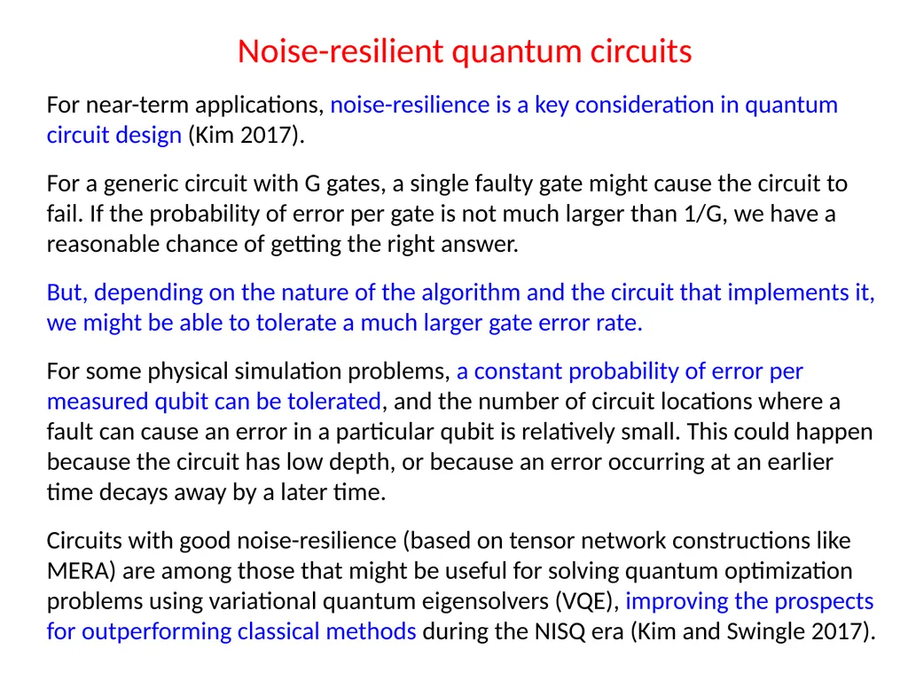 John Preskill Quantum computing for nuclear and - slide 15 of 36