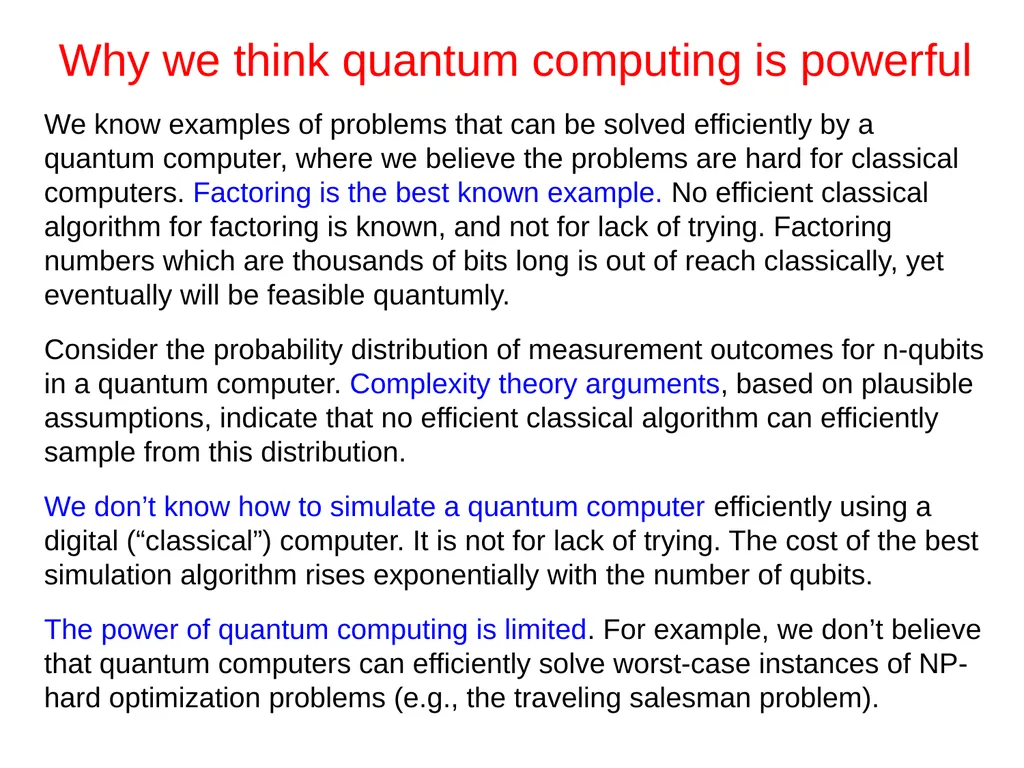 John Preskill Quantum computing for nuclear and - slide 5 of 36
