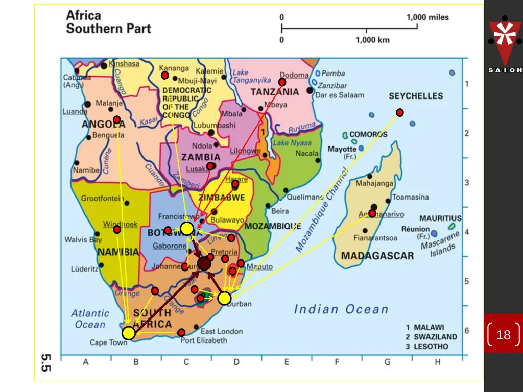 SAIOH Structuring of SAIOH – Regional Conferences - slide 18 of 29