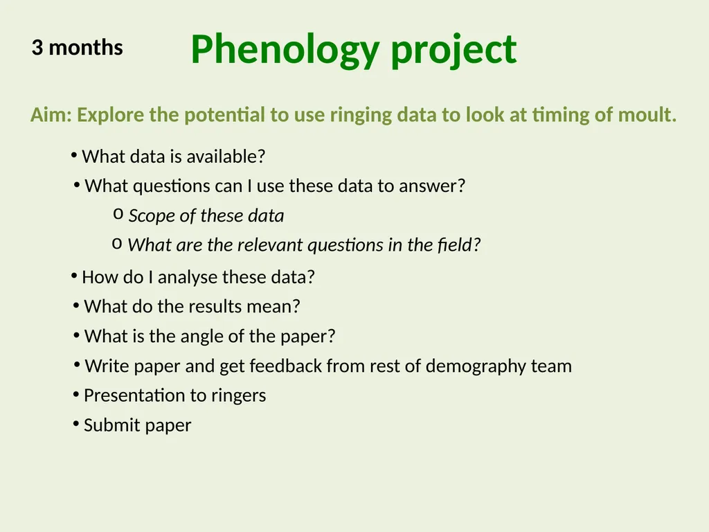Ecological research careers BES undergraduate - slide 9 of 12