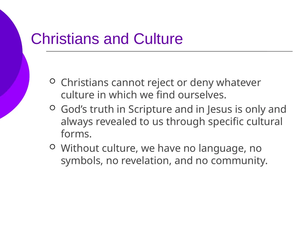Chapter 2: Culture Objectives: Define the culture - slide 14 of 16