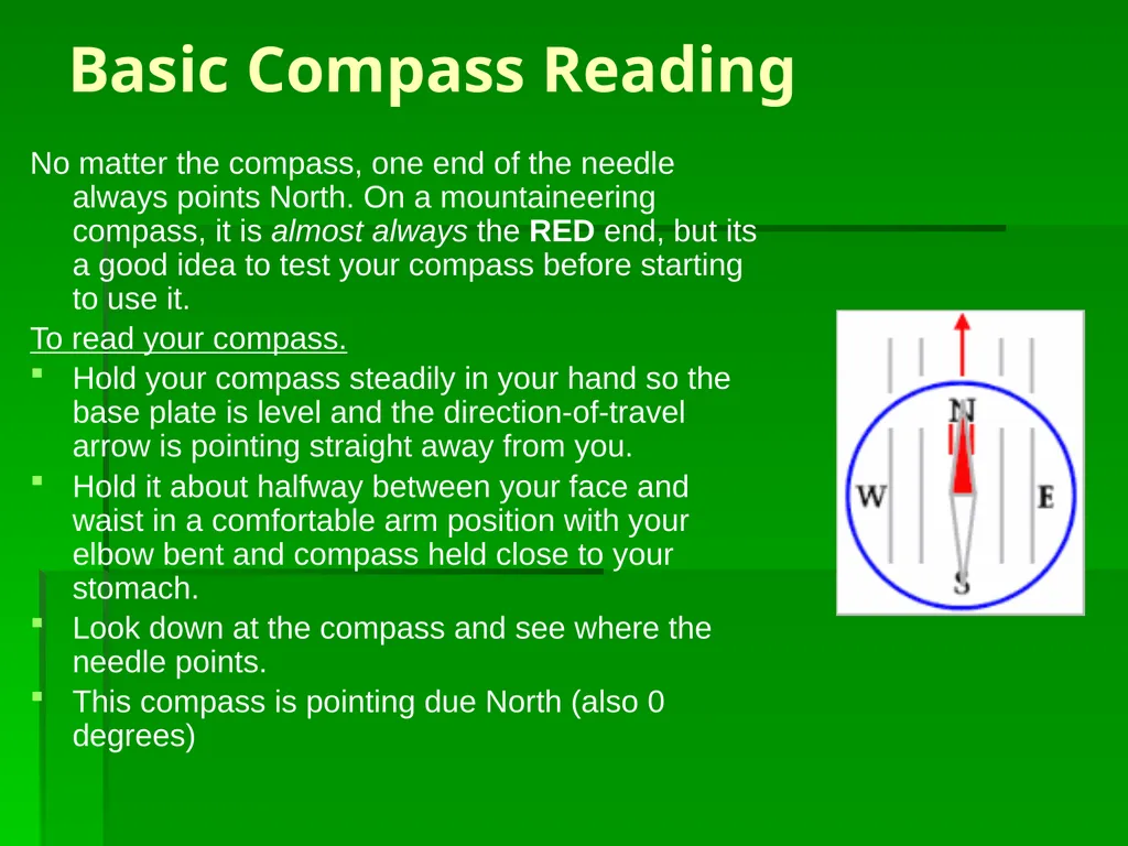 Basic Map and Compass Skills Reading maps is not - slide 21 of 27