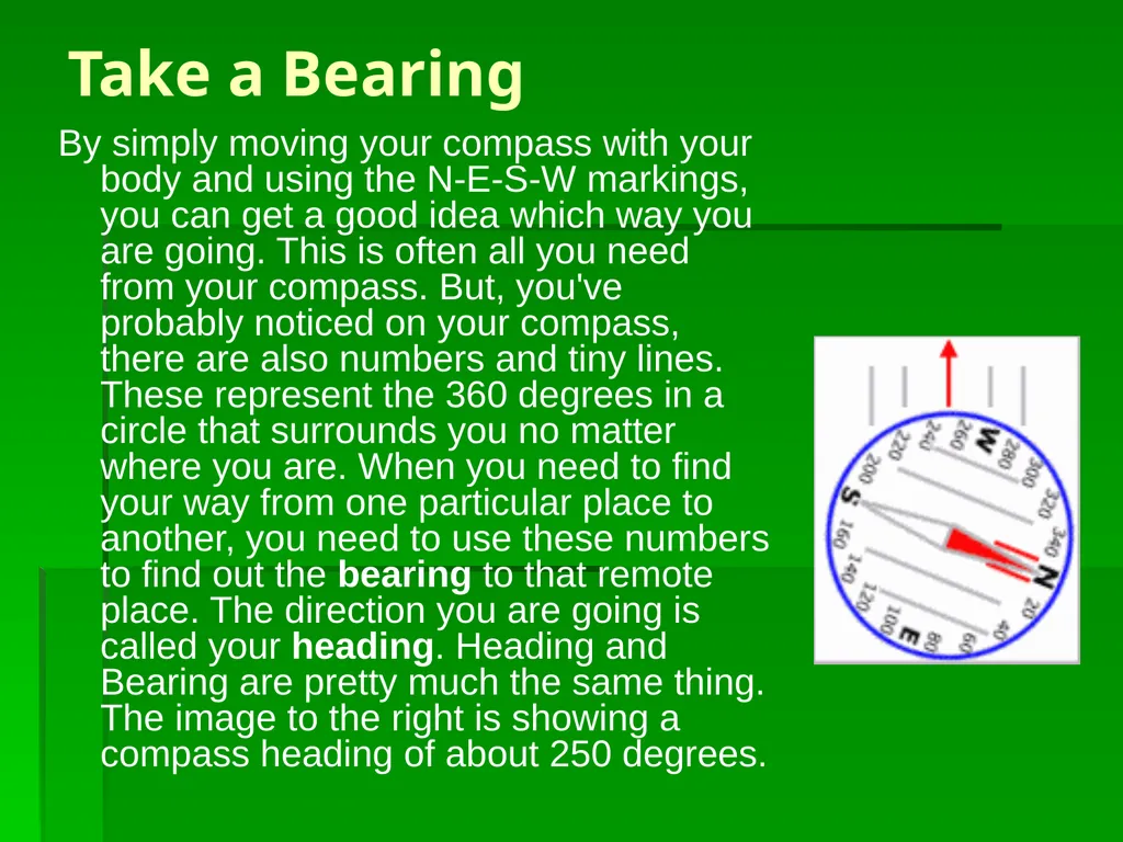 Basic Map and Compass Skills Reading maps is not - slide 23 of 27