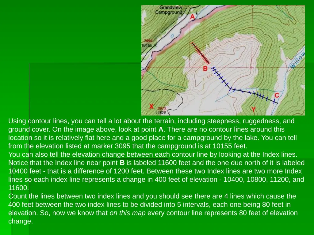 Basic Map and Compass Skills Reading maps is not - slide 11 of 27