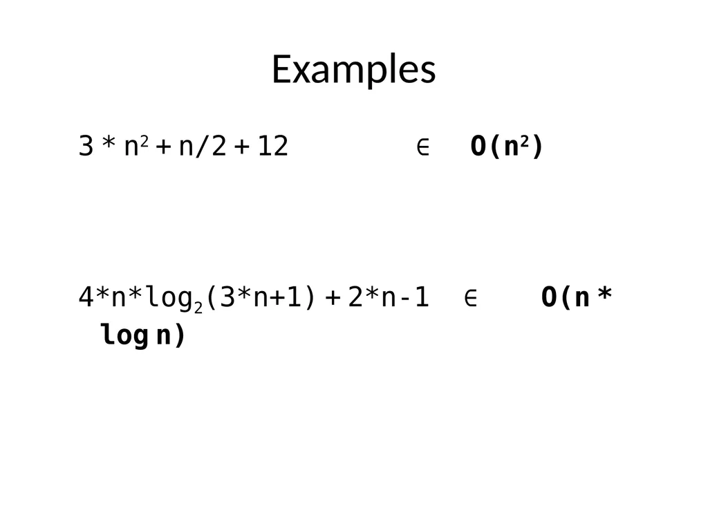 Complexity Analysis Big – O notation It is most - slide 22 of 45