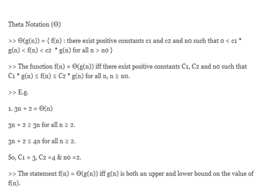 Complexity Analysis Big – O notation It is most - slide 42 of 45