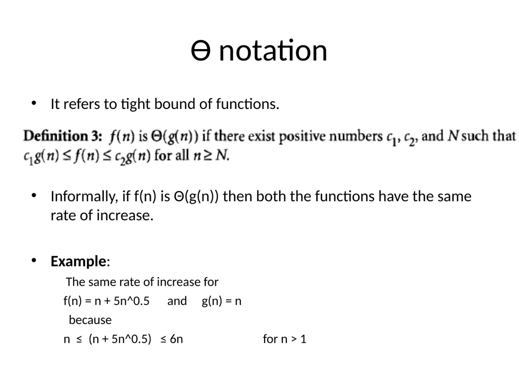 Complexity Analysis Big – O notation It is most - slide 40 of 45