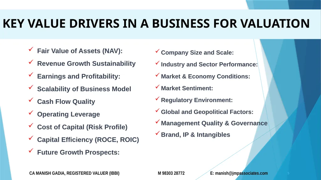 Basic Valuation concepts DATED 4-4-2026 1 Seminar - slide 5 of 28