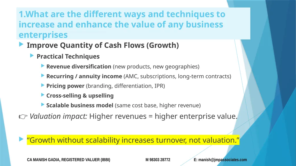 Basic Valuation concepts DATED 4-4-2026 1 Seminar - slide 9 of 28