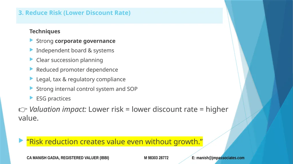 Basic Valuation concepts DATED 4-4-2026 1 Seminar - slide 11 of 28
