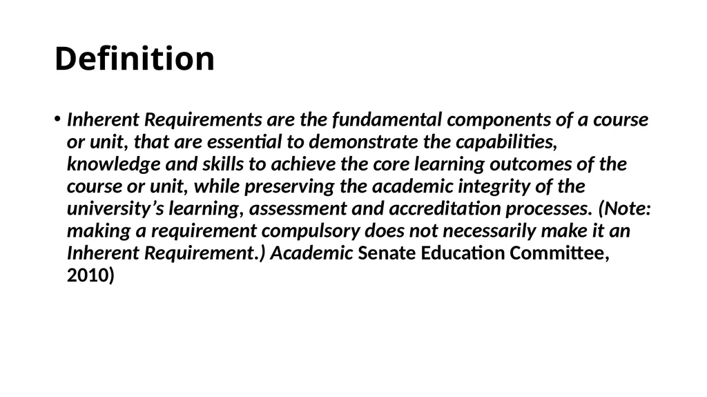 Pathways 14 Inherent Requirements in Context - slide 14 of 21