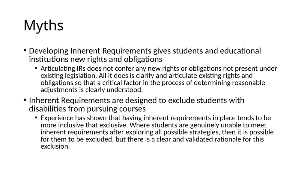 Pathways 14 Inherent Requirements in Context - slide 19 of 21