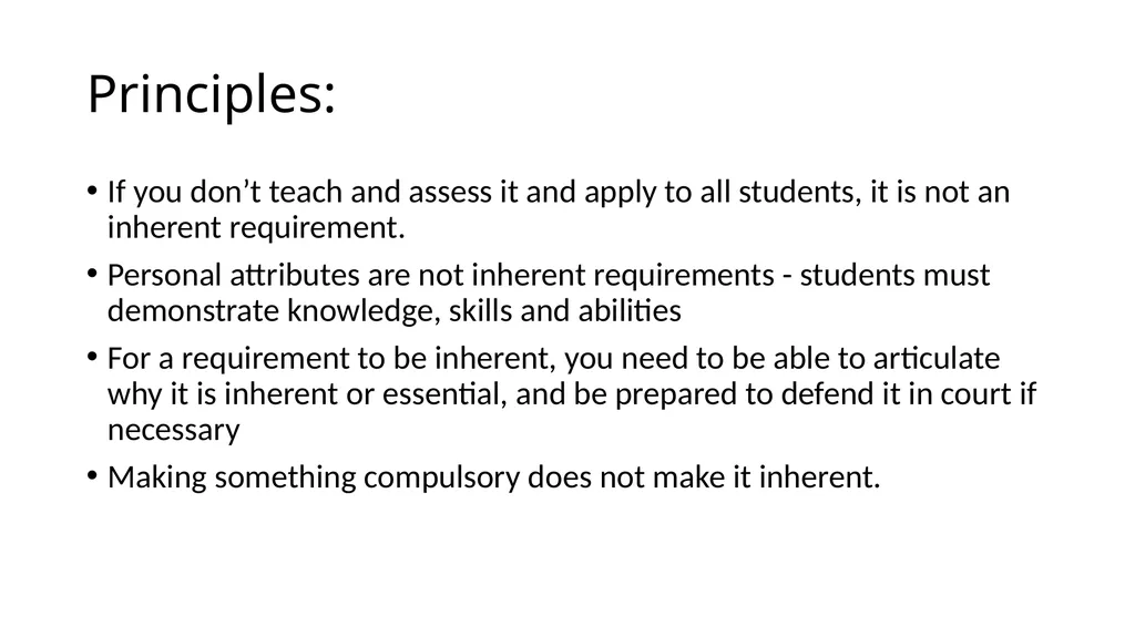 Pathways 14 Inherent Requirements in Context - slide 17 of 21
