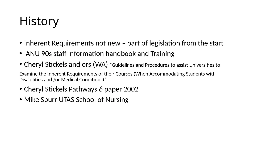 Pathways 14 Inherent Requirements in Context - slide 3 of 21