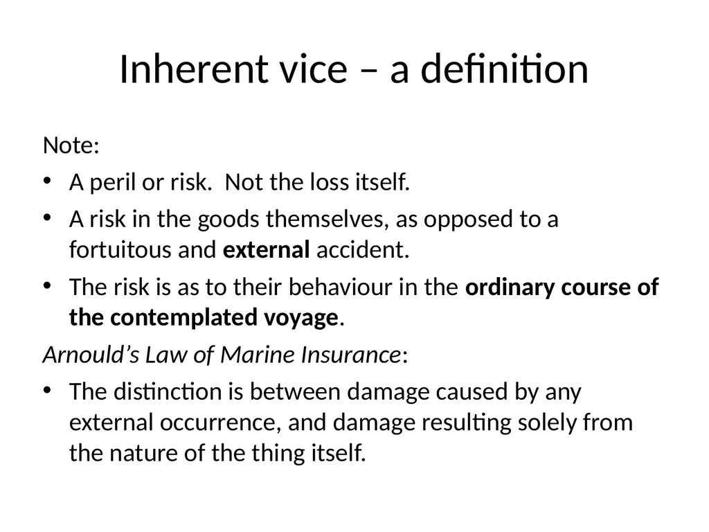 INHERENT VICE: LIMITS AND TENSIONS Neil Campbell - slide 5 of 44