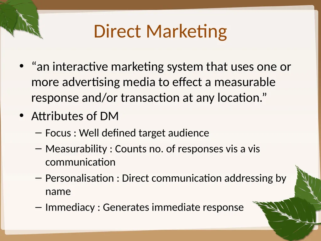 IMC tools Public Relations “ Public relations - slide 15 of 29