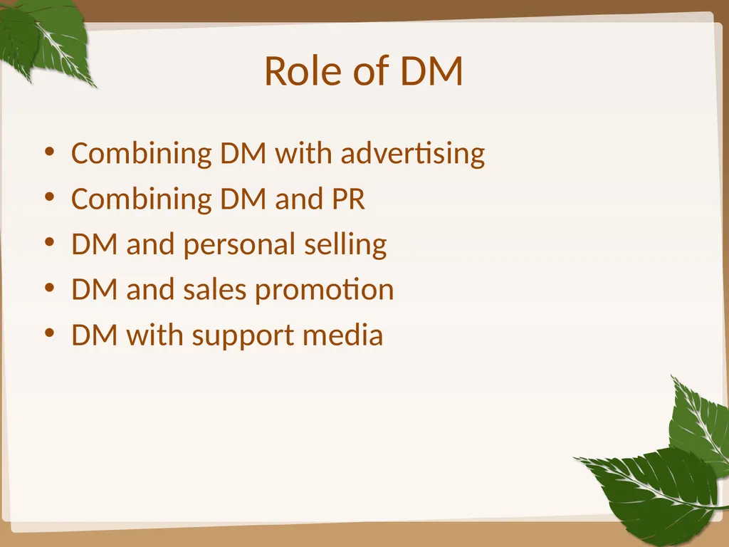 IMC tools Public Relations “ Public relations - slide 16 of 29