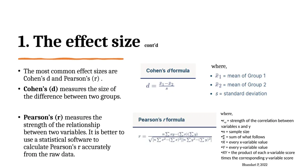 How to determine the correct sample size of a - slide 5 of 24