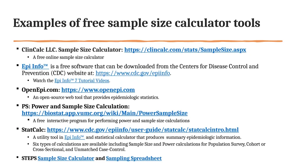 How to determine the correct sample size of a - slide 13 of 24