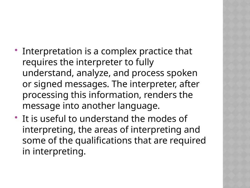 What is interpreting? Siska Rizkiani - slide 5 of 13