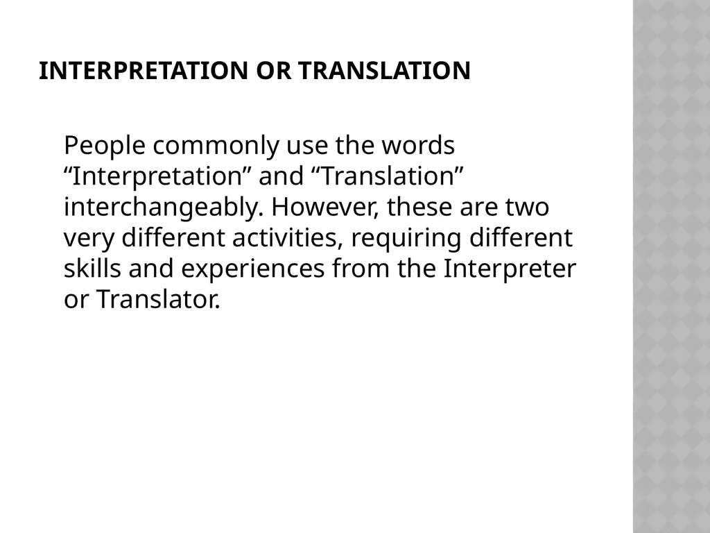 What is interpreting? Siska Rizkiani - slide 2 of 13