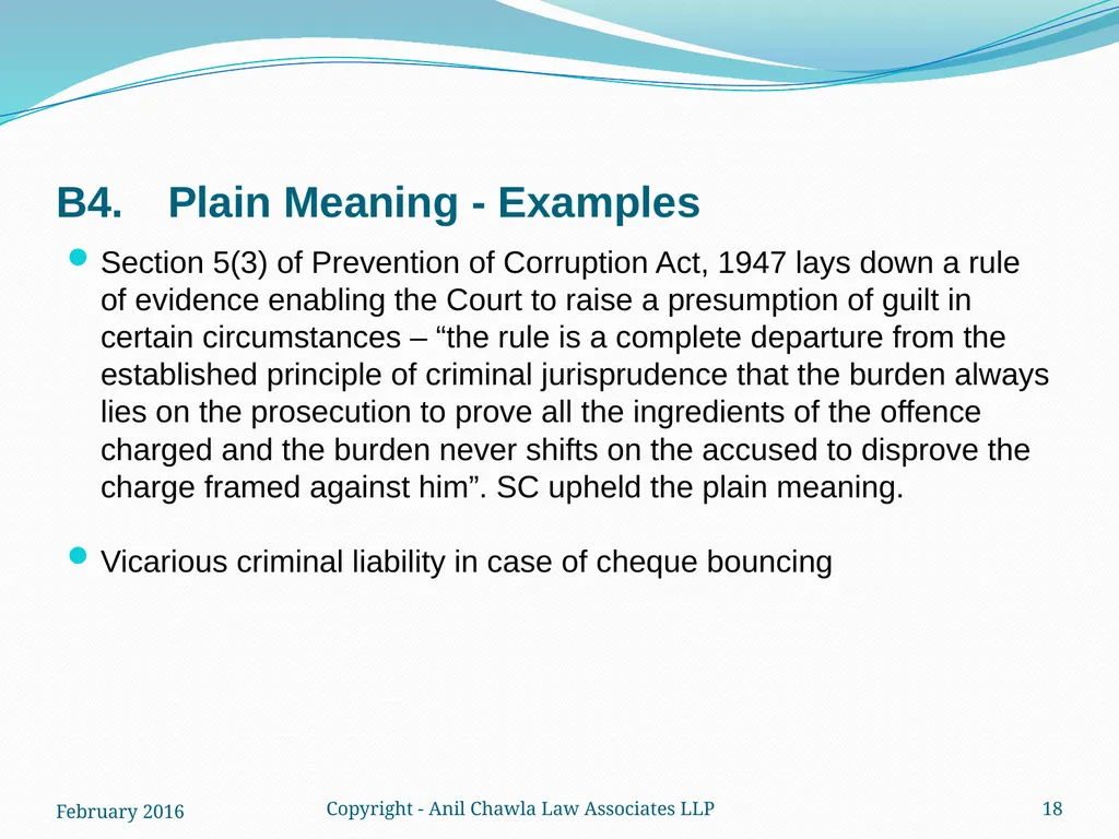 Interpretation of Statutes and Agreements in India - slide 18 of 65