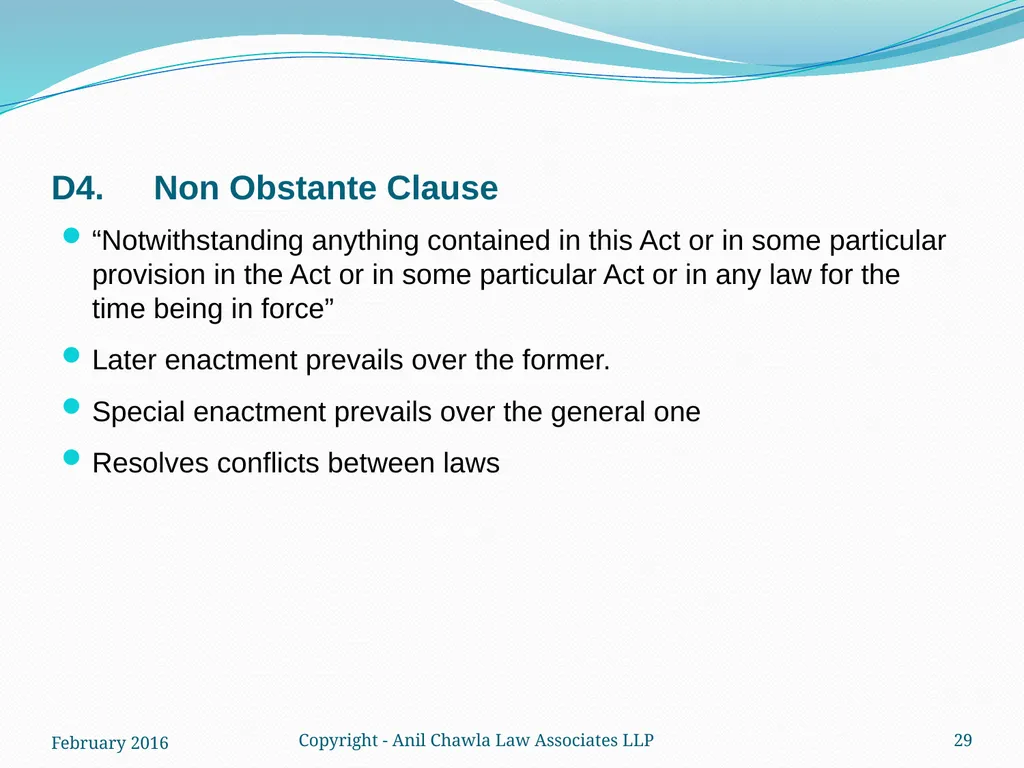 Interpretation of Statutes and Agreements in India - slide 29 of 65