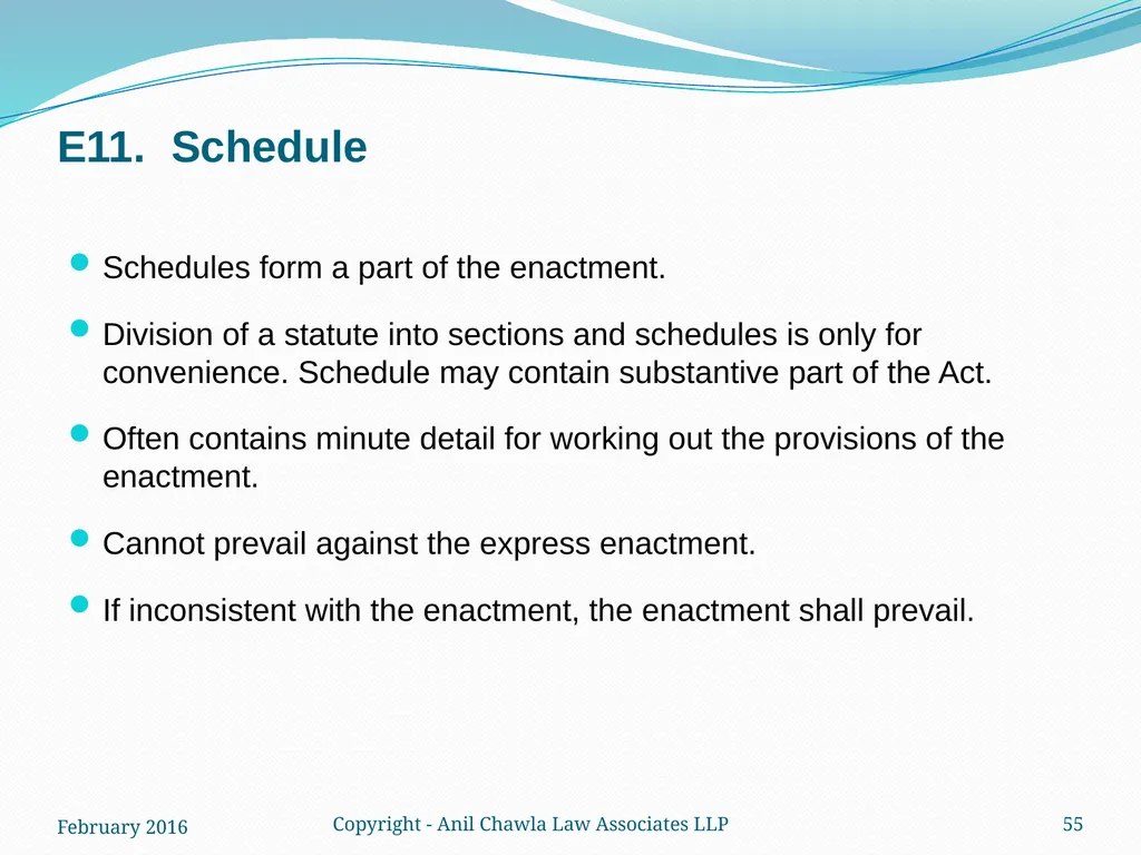 Interpretation of Statutes and Agreements in India - slide 55 of 65