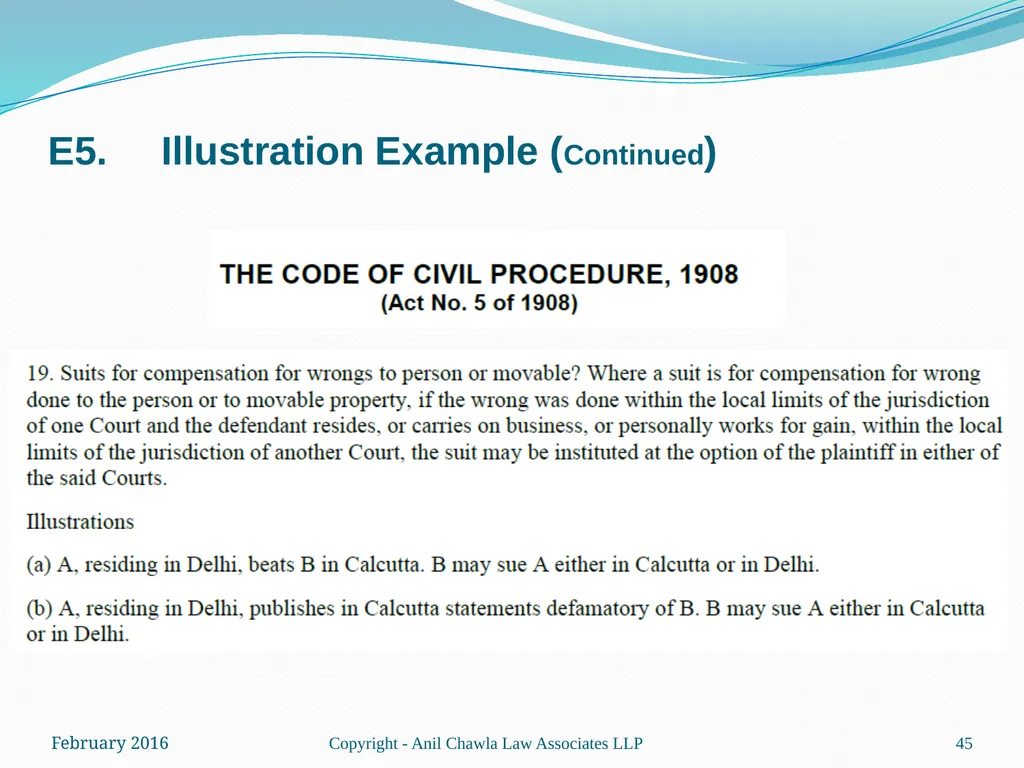 Interpretation of Statutes and Agreements in India - slide 45 of 65