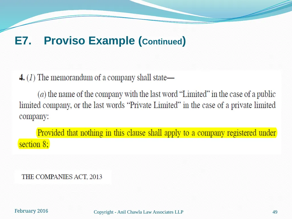 Interpretation of Statutes and Agreements in India - slide 49 of 65