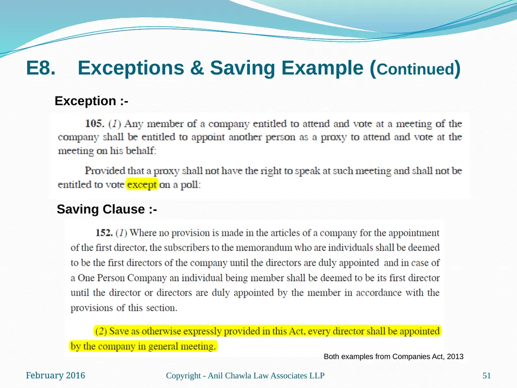 Interpretation of Statutes and Agreements in India - slide 51 of 65
