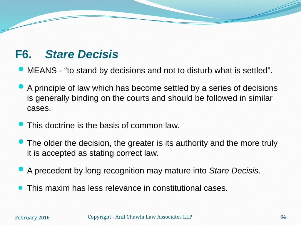 Interpretation of Statutes and Agreements in India - slide 64 of 65