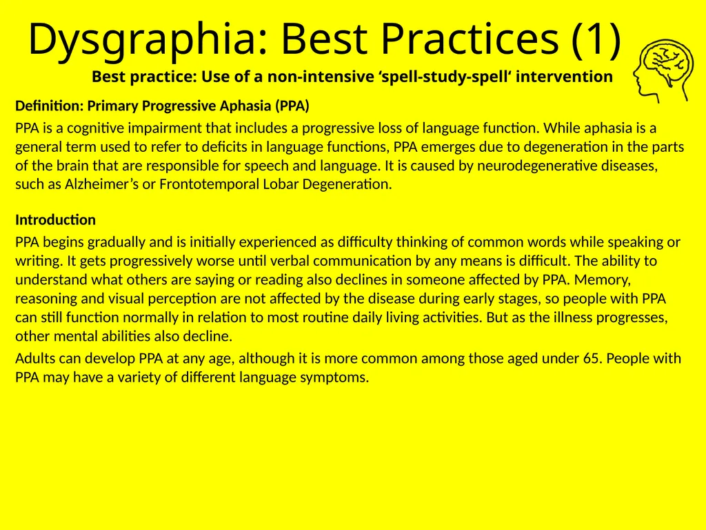 Dysgraphia: A Resource Guide FS Thompson - slide 10 of 17