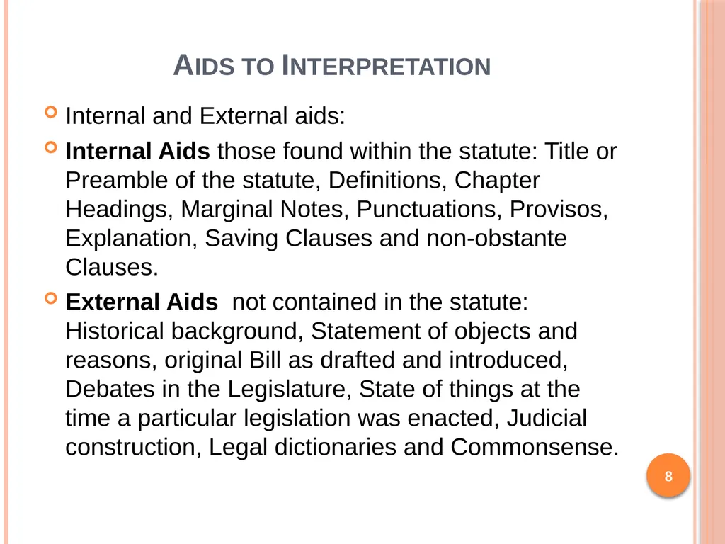Legal Interpretation Madhusudan Sharma - slide 8 of 9